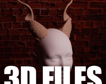 BLOODSPIRE | ARCHIVOS 3D - Colección El Abismo de Faerûn | Cuernos de Tiefling