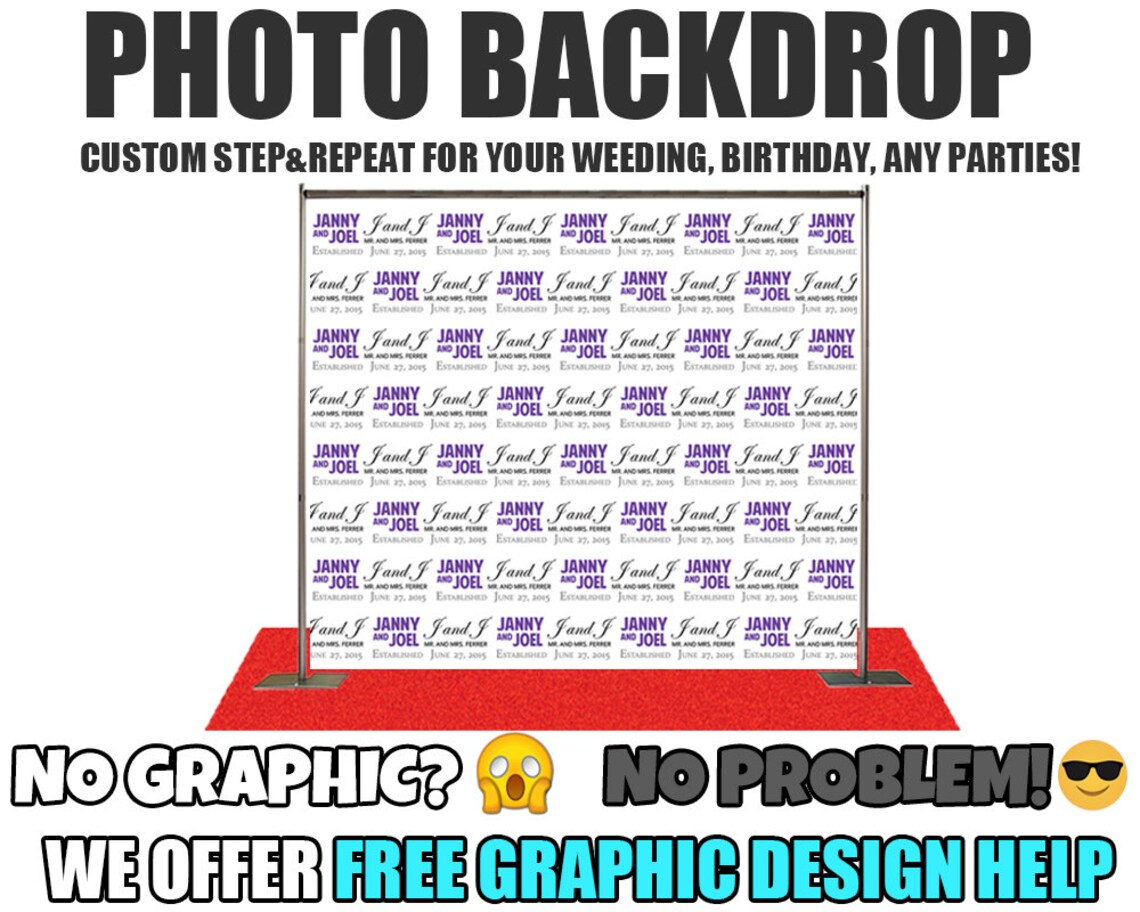 Custom Photo Booth Backdrop | Custom Photo Booth Backdrop – UBBK