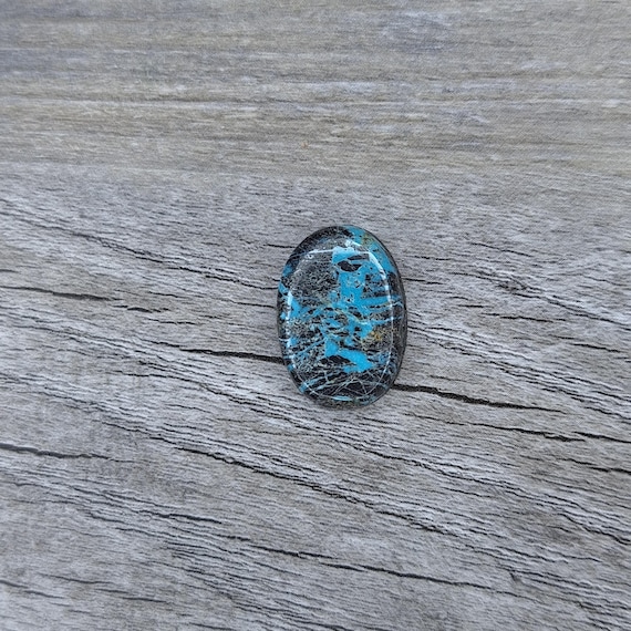 Sierra Nevada BOULDER Turquoise {SNB152} Cabochon | Gemstone | Cab | Polished Stone | ribbon rock | Boulder rock