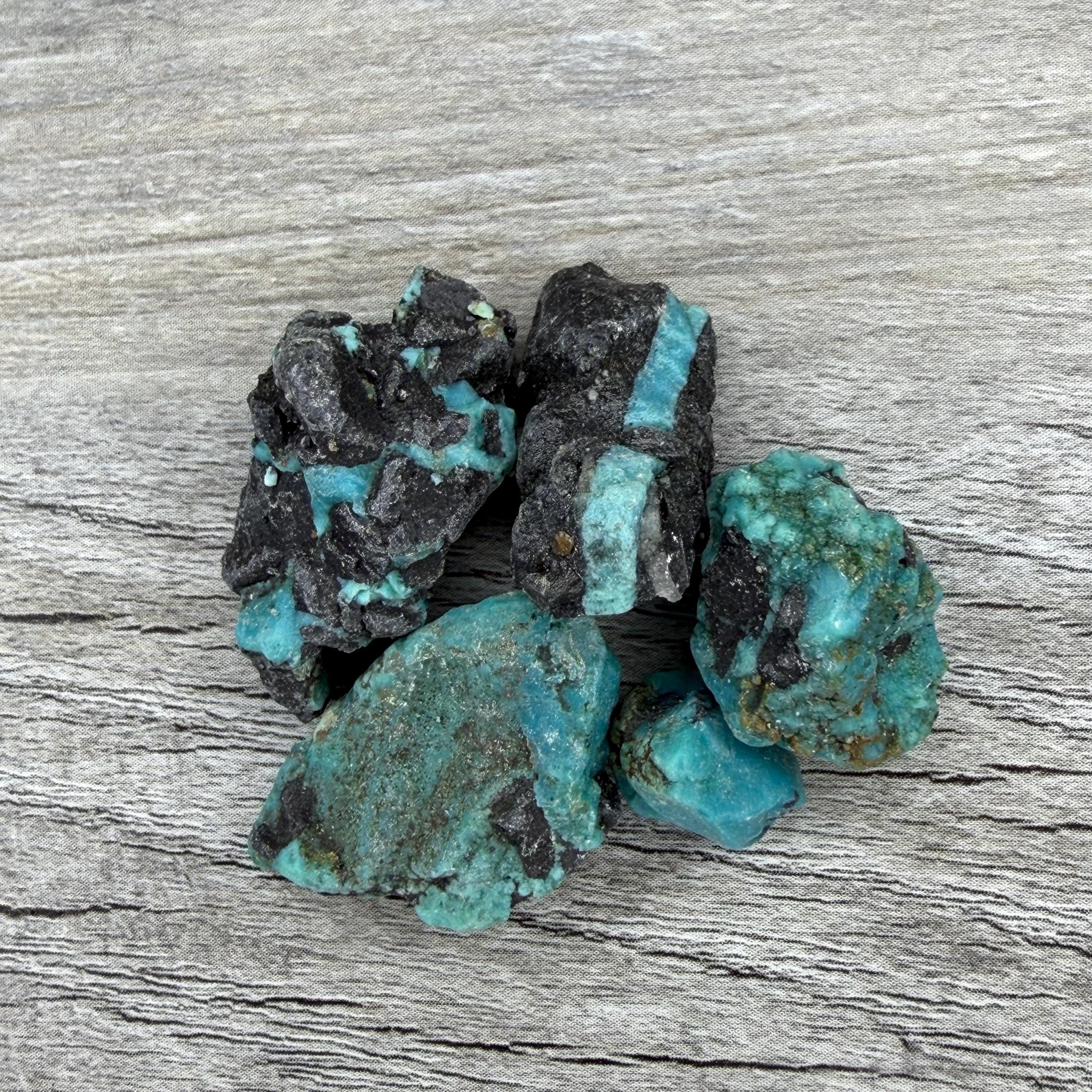 Blue Moon Turquoise {BMR6} Stabilized Rough | Gemstone | Cab