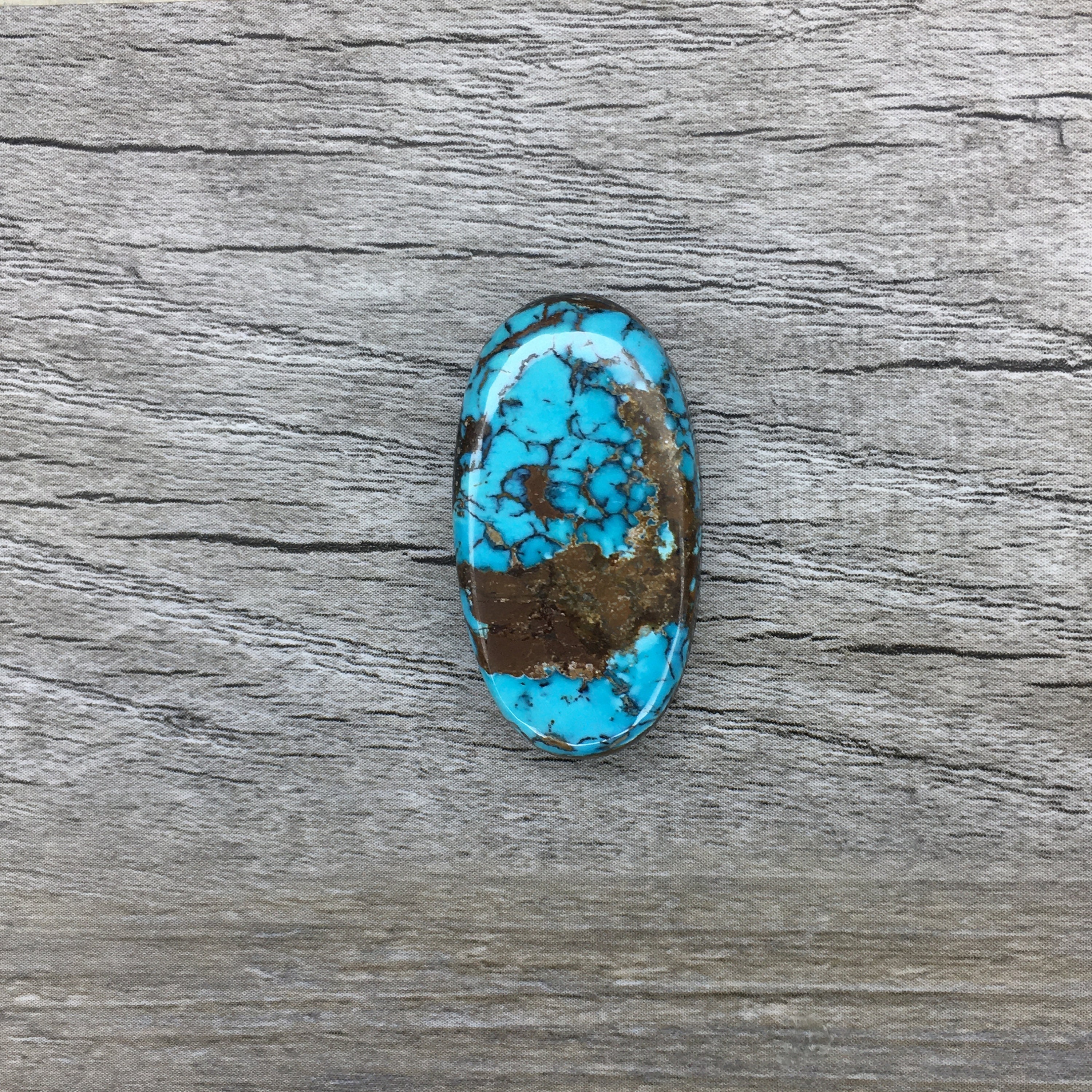 Apache Blue Turquoise {A403} Cabochon | Gemstone | Cab | Polished