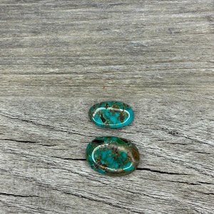 Nugget Hole - Apache Blue Turquoise {NH220} Cabochon Turquoise | Gemstone | Cab | Polished Stone
