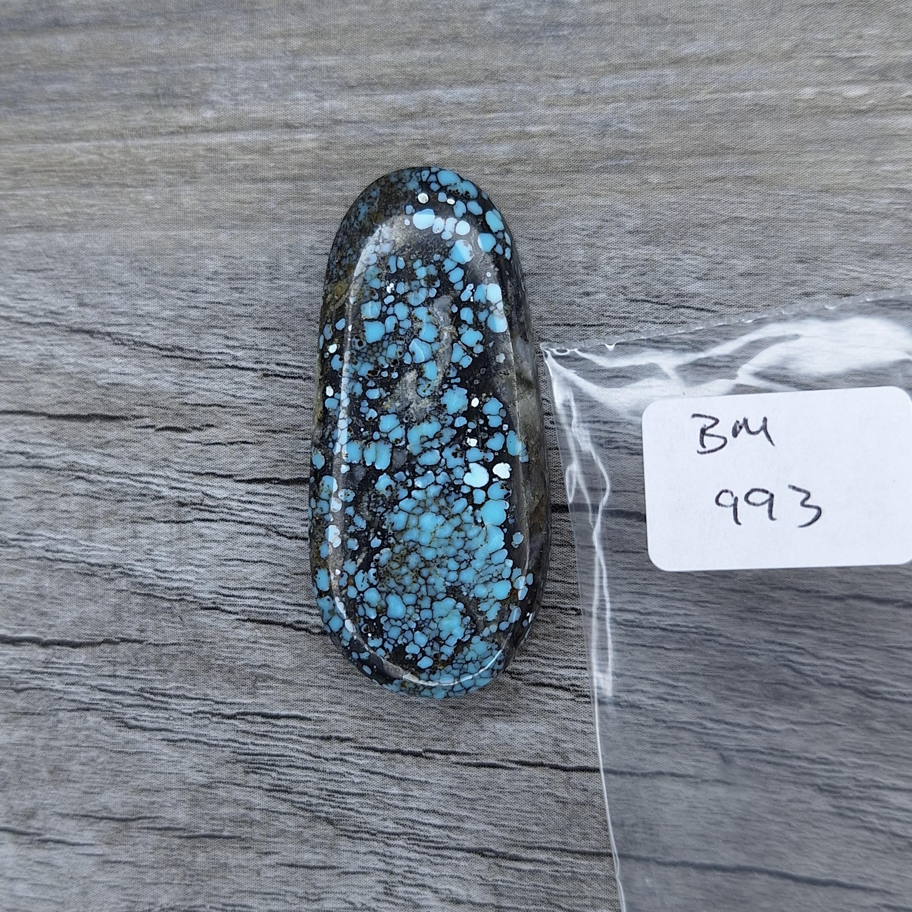 ブルームーンターコイズ {BM993} 安定化カボション | 宝石