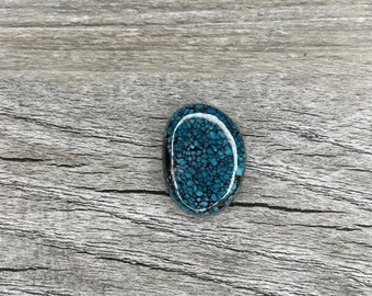 Hubei Turquoise (stabilized) {HT182} Cabochon | Gemstone | Cab | Polished Stone