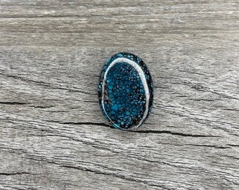 Hubei Turquoise (stabilized) {HT193} Cabochon | Gemstone | Cab | Polished Stone