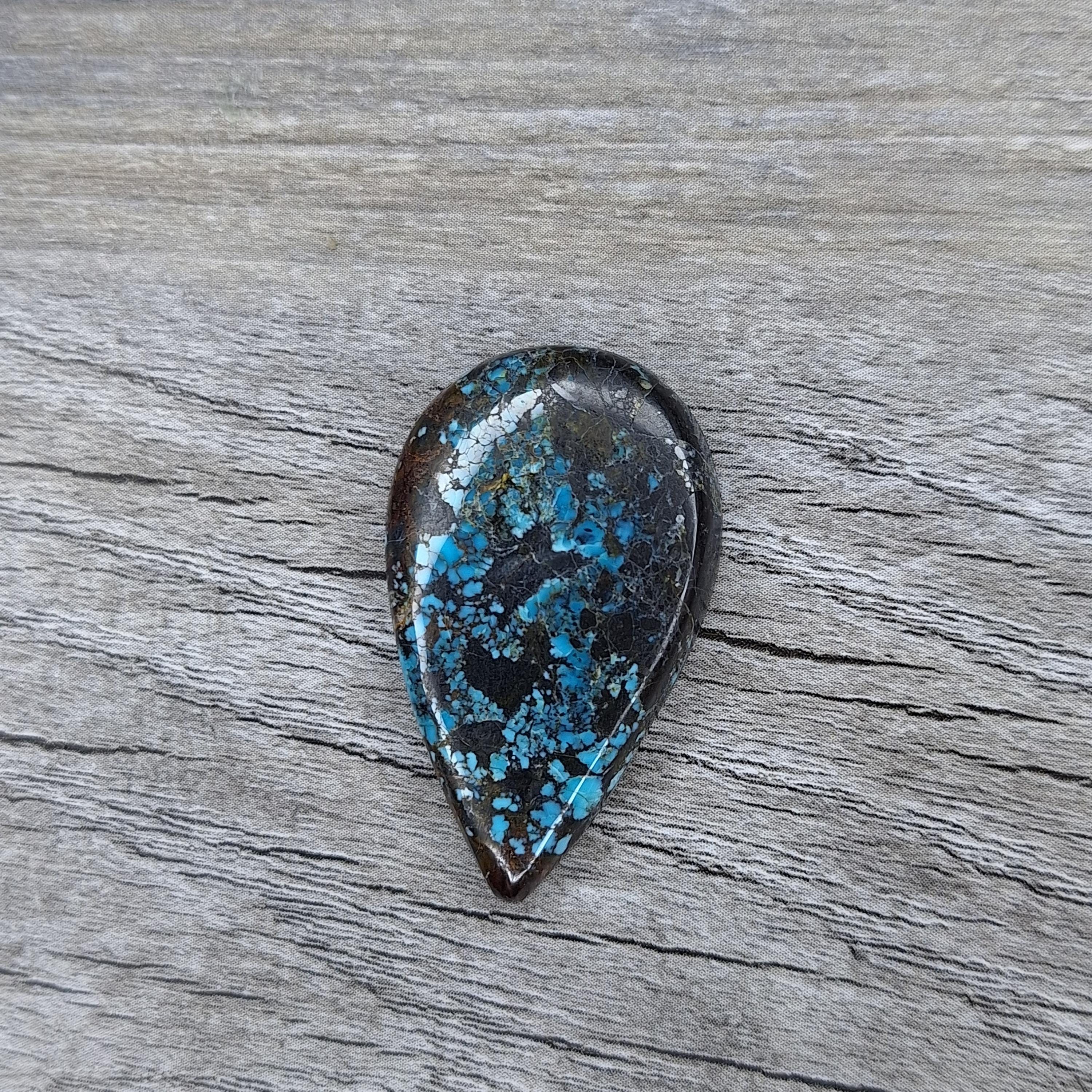 ブルームーンページ Blue Moon Turquoise {BM898} Stabilized Cabochon | Gemstone | Cab