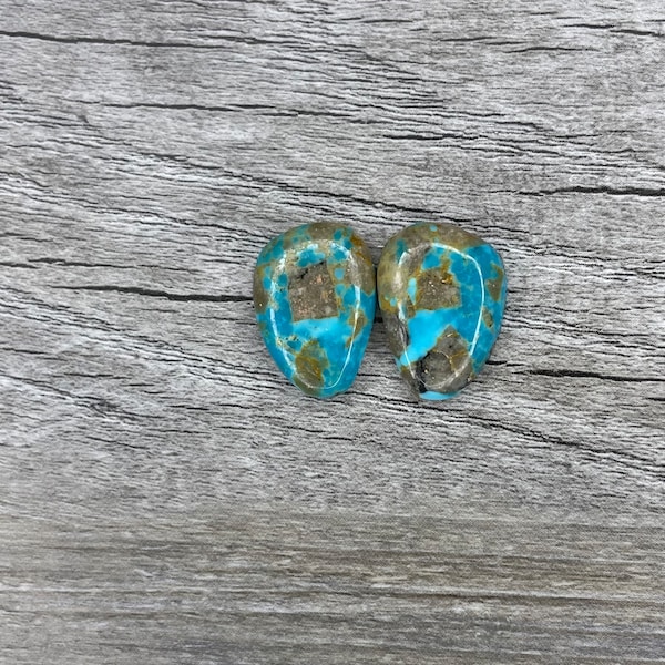 Royston Turquoise {RN504} Stabilized Cabochon | Gemstone | Cab | Polished Stone