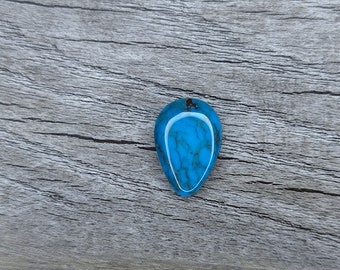 Hubei Turquoise (stabilized) {HT410} Cabochon | Gemstone | Cab | Polished Stone