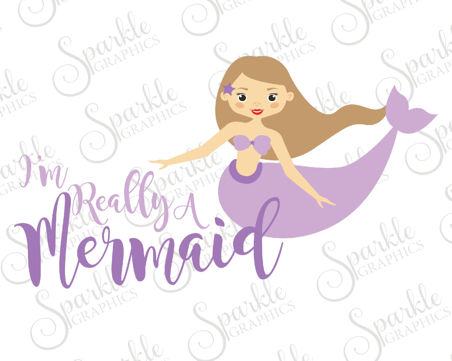 Download I'm Really A Mermaid Cut File Summer SVG Beach Summer | Etsy