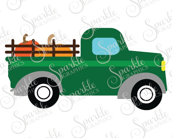 Download Antique Truck Cut File Fall Svg October Svg Pumpkin Vintage Etsy
