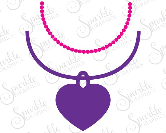 Download Necklace Cut File Baby Svg Pearl Necklace Heart Locket Svg Etsy