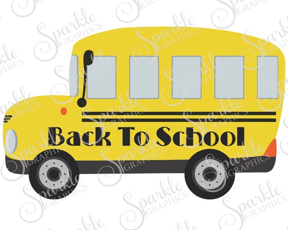 Back To School Cut File School Bus Kids School Svg First Day Etsy