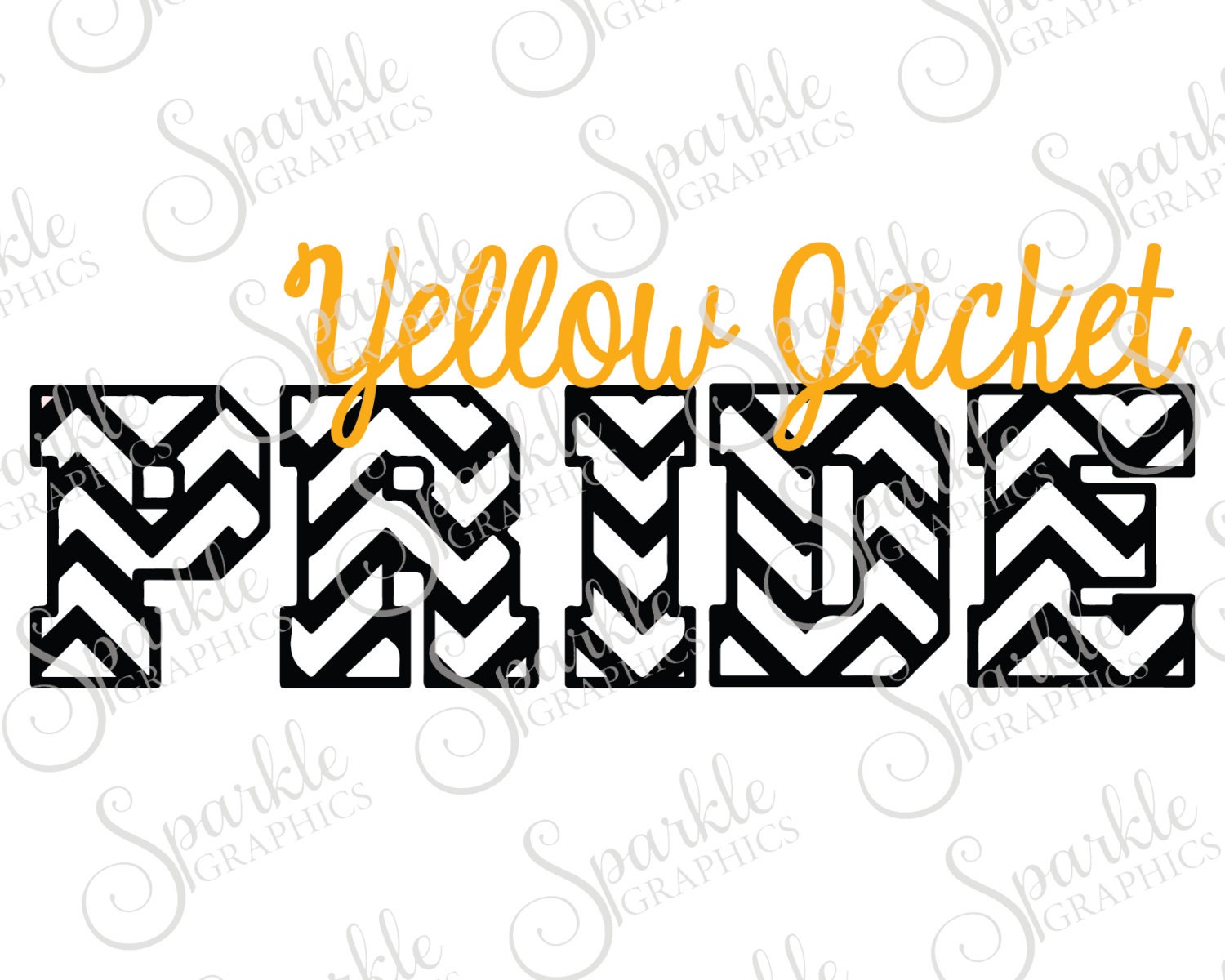 Yellow Jacket Pride Cut File Yellow Jacket Mascot High School Clipart…
