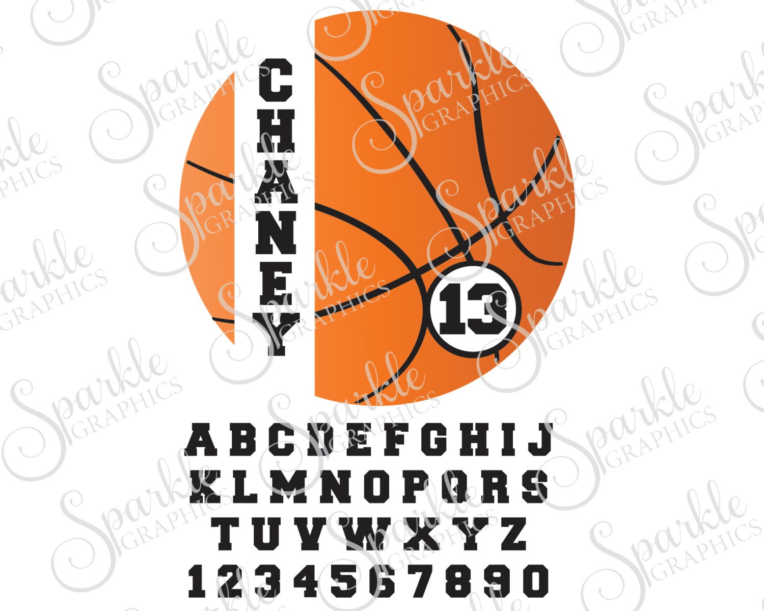 Download Basketball Monogram Cut File Basketball Svg Personalized Etsy