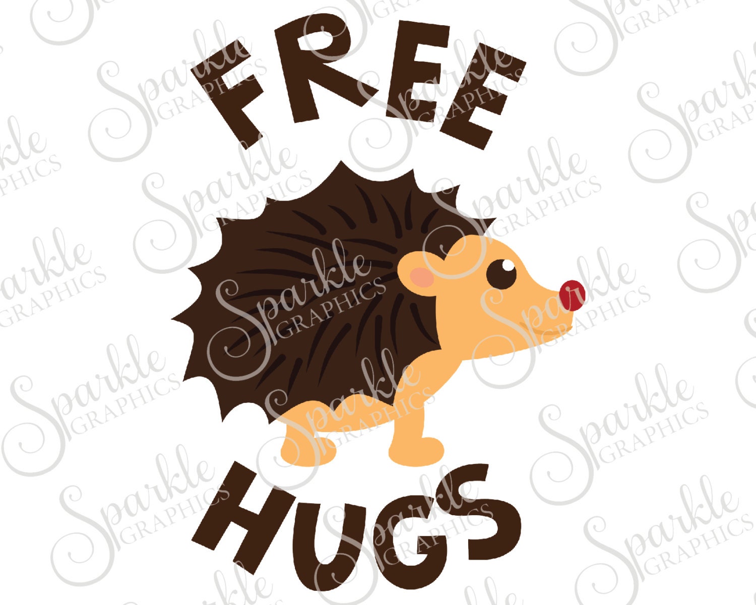 Download Free Hugs Cut File Porcupine SVG Baby Kids Funny Humerous ...