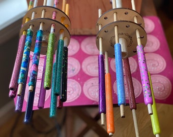 Epoxy Pen Turner - Glitter Pen Turner - Pen Holder - Turner Attachment- Resin Pens- Accessories- Glitter Pens