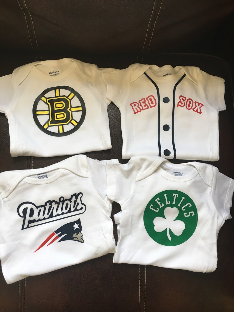 New England Sports Onsies Baby Shower Gift New Baby Gift