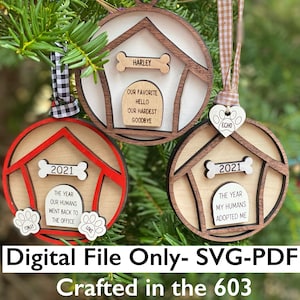 Dog Ornament BUNDLE ! 21 different options included. SVG and PDF Laser File