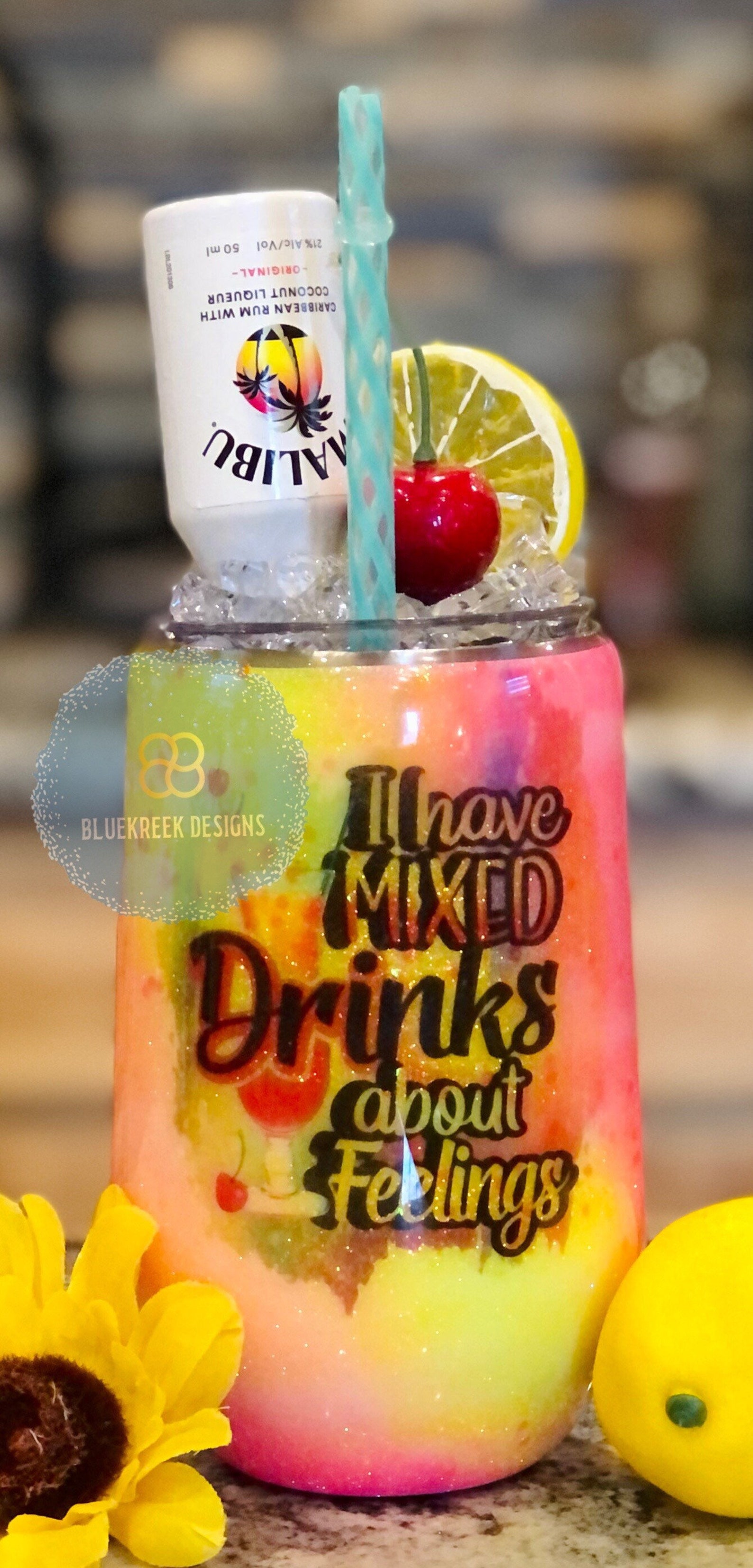 I Have Mixed Drinks About Feelings Cute Summer Cocktail Etsy