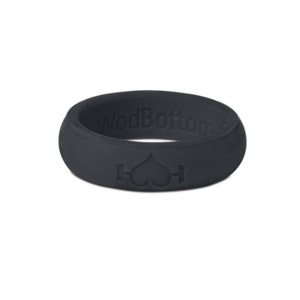 WOD Birthday Gift Athletes Crossfit Wedding Band rubber rings Plum Silicone Wedding Ring for Women Safe Perfect for Active Ladies