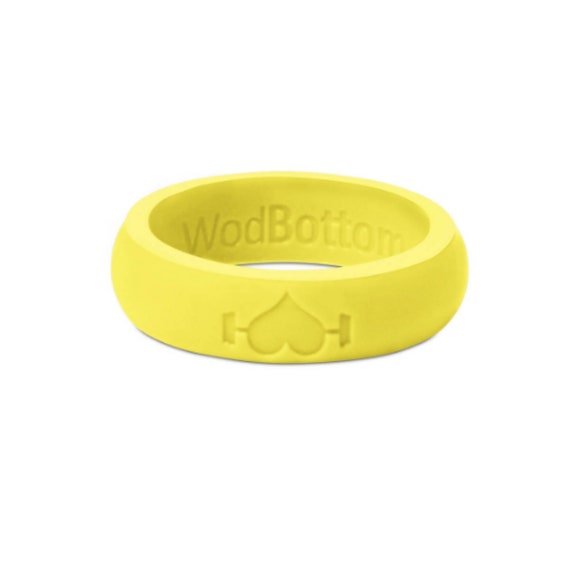 WOD Birthday Gift Athletes Crossfit Wedding Band rubber rings Plum Silicone Wedding Ring for Women Safe Perfect for Active Ladies