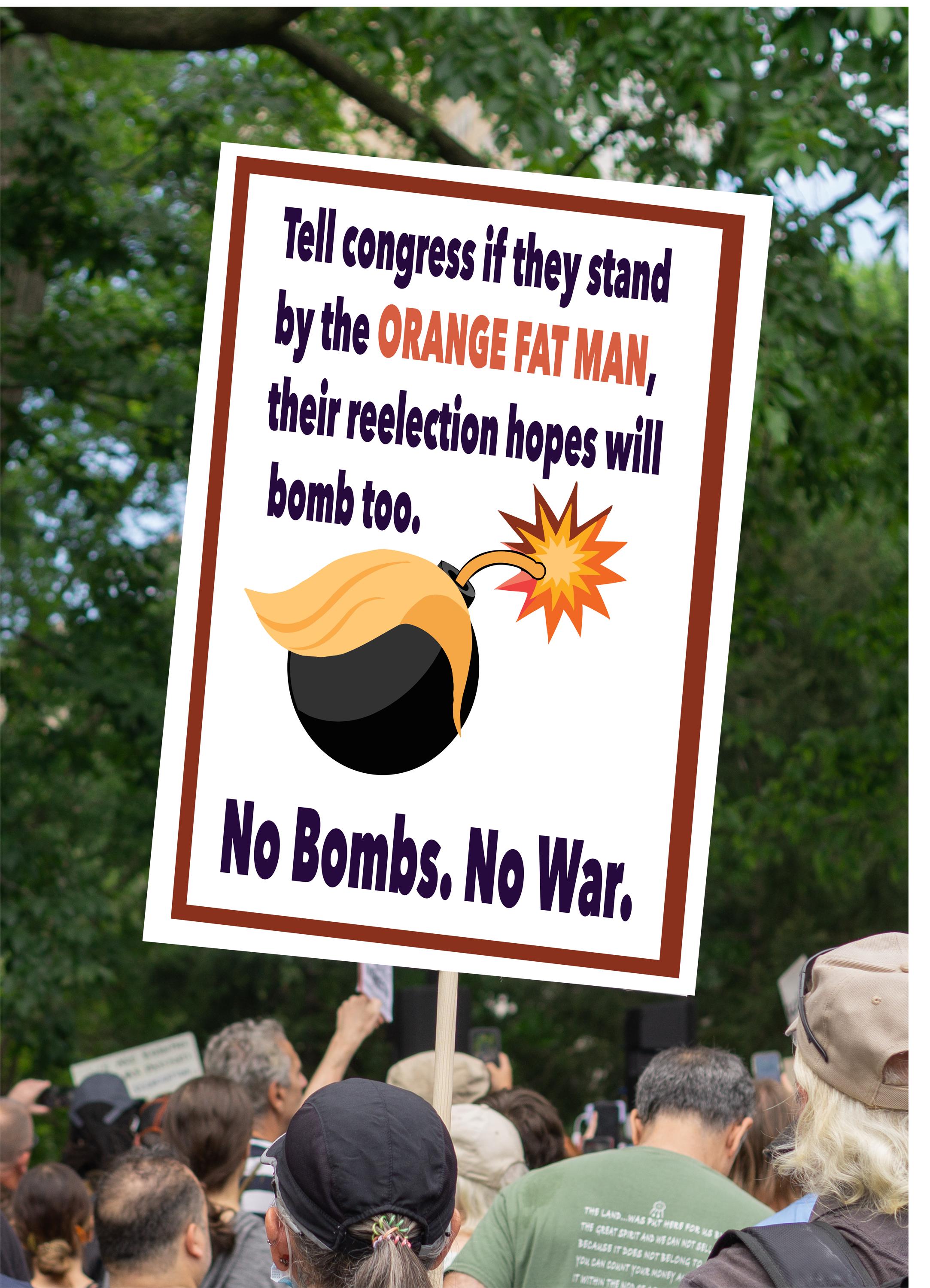 Discover Venezuela Protest Poster - No Bombs | Human Rights & Freedom Art | Printable Activism Wall Art