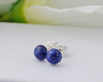 3 Faceted Lapis Lazuli  Rectangle Earrings 14k gf main image 1