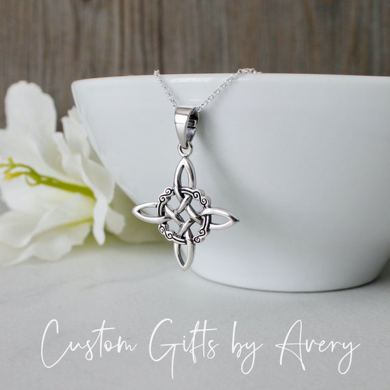 Witches knot shop pendant