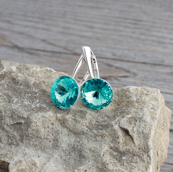 Swarovski outlet turquoise earrings