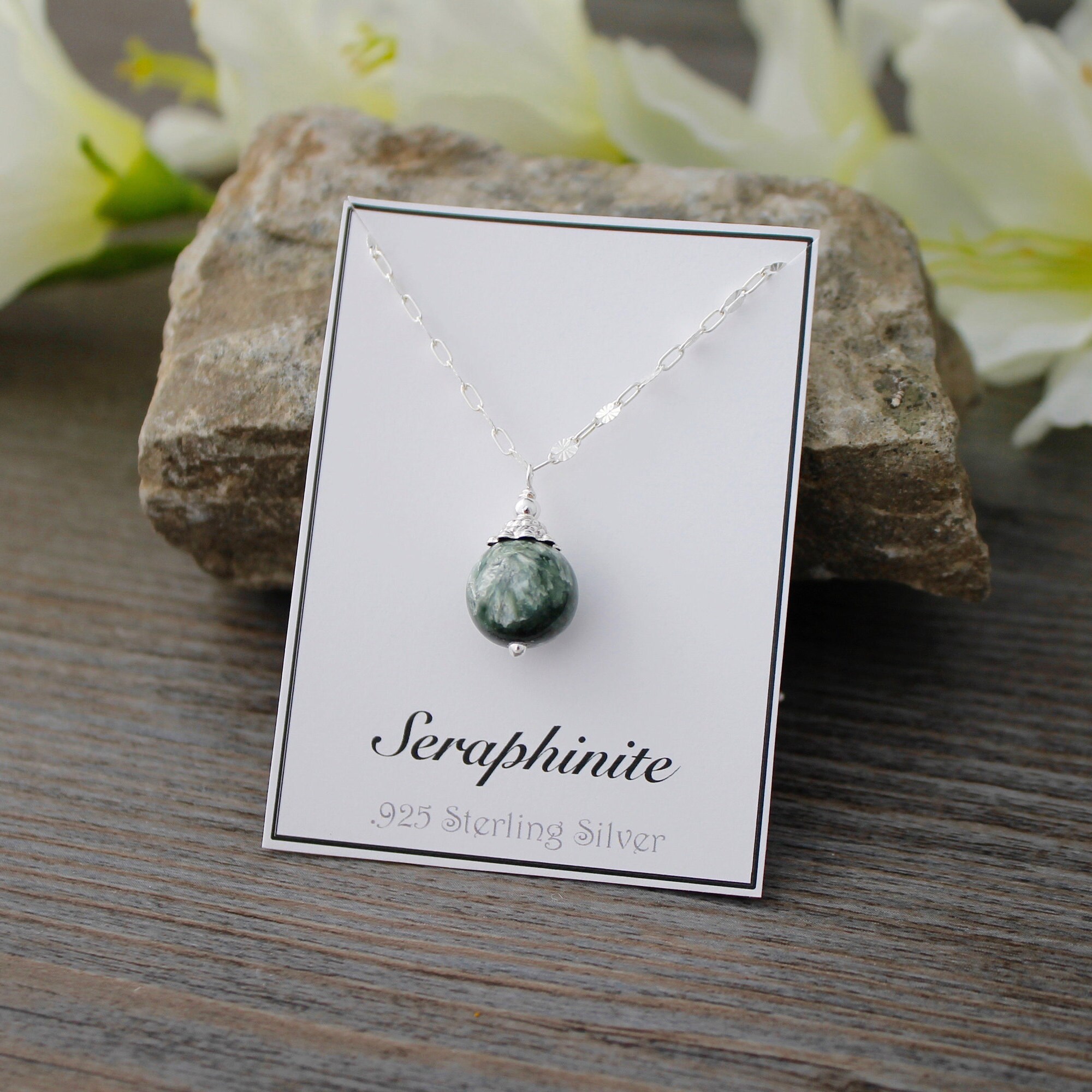 Seraphinite necklace sale