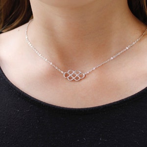 Sterling Silver Celtic Necklace * Celtic Infinity Necklace * Infinity Knot * Celtic Necklace * Scottish * Irish * Layering Necklace