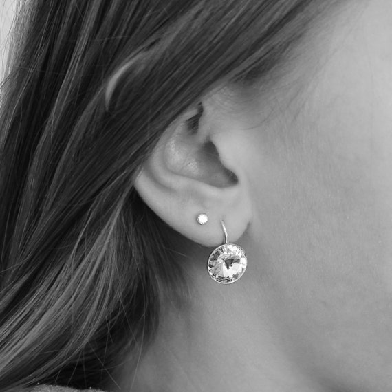 Swarovski bella shop earrings gold