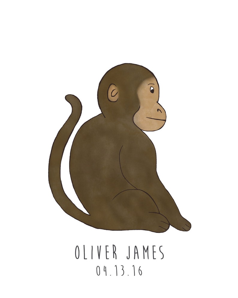 Zoo Nursery Art Prints Safari Animal Prints Featuring a Etsy