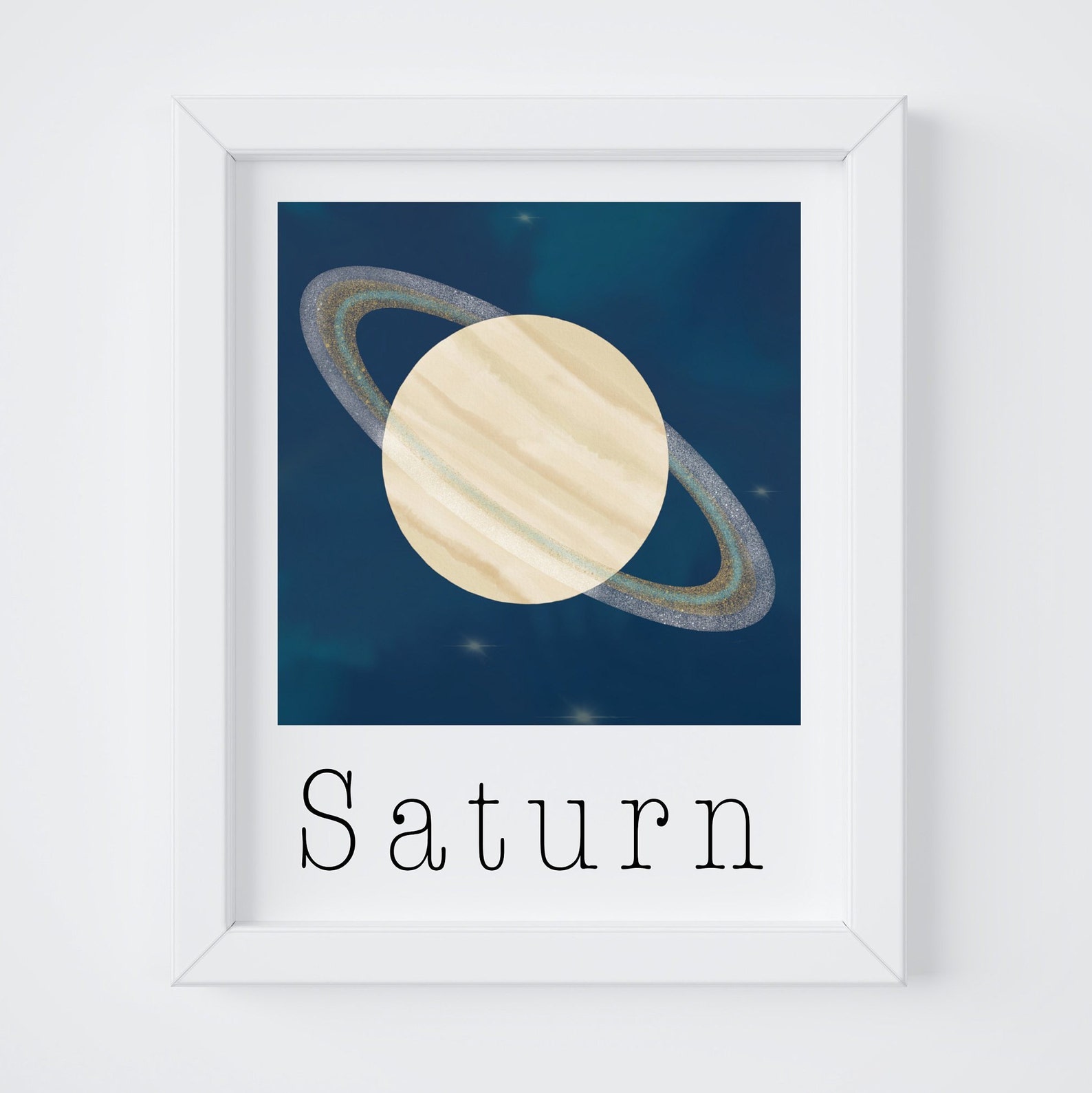 Solar System Nursery Art Set of 9 Prints Space Nursery | Etsy