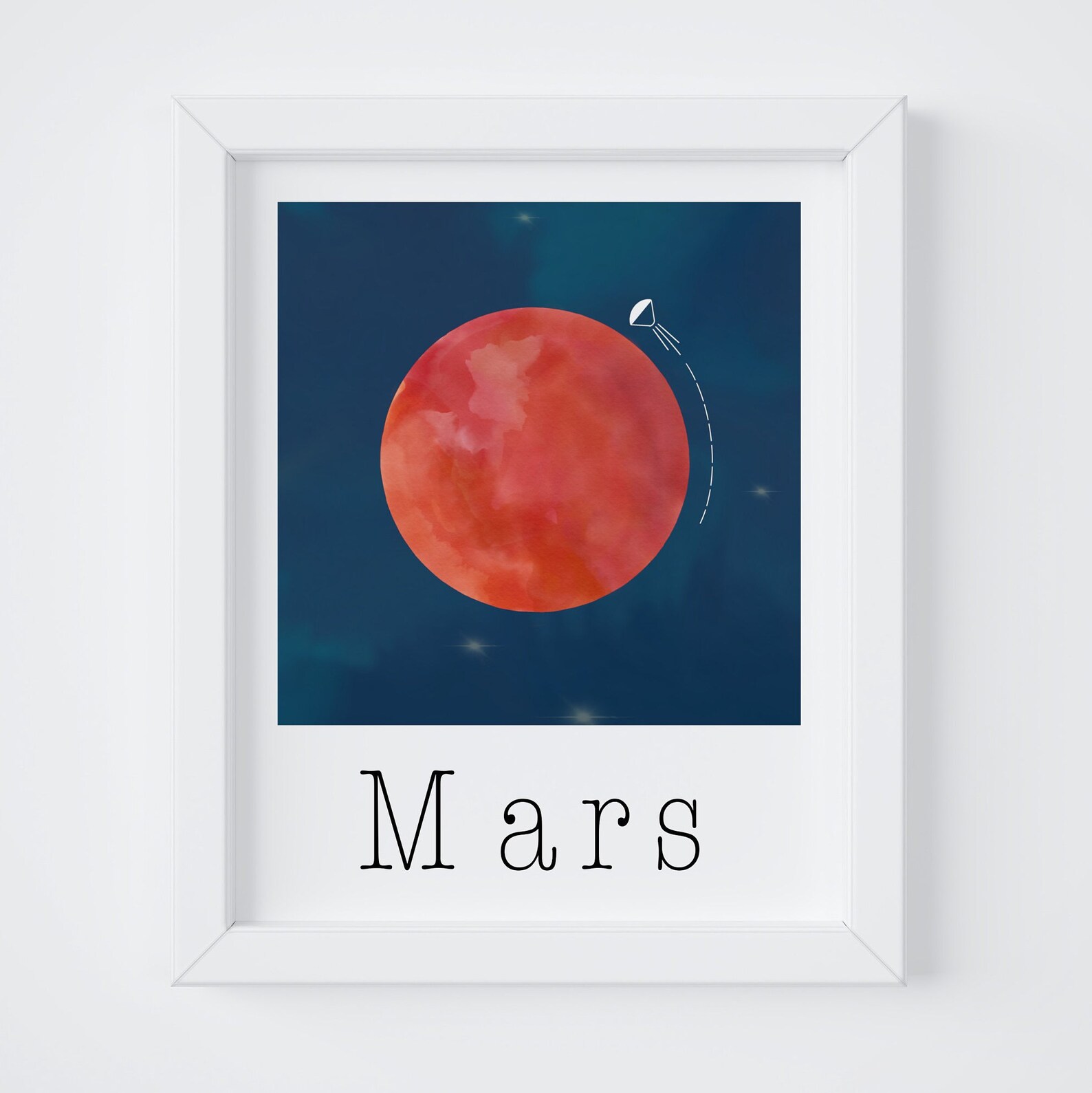 Solar System Nursery Art Set of 9 Prints Space Nursery | Etsy
