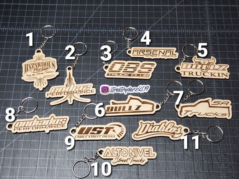 for your keys perfect gift Truck Club wood Keychains for your truck for your car