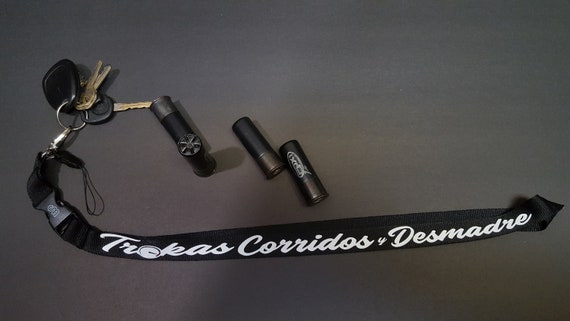 Trokas Corridos Y Desmadre Black White Lanyard Etsy