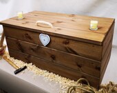 OTTOMAN shoe storage blanket box SOFT CLOSE solid wood many colours rope handle