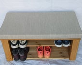 OTTOMAN shoe storage RACK bench 4 colours to choose from