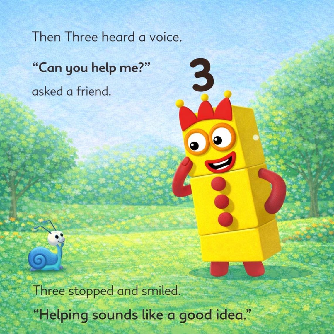Numberblock Three Printable Book & Worksheet - Etsy