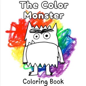 The Color Monster - Set of 16 Coloring Pages (PDF)