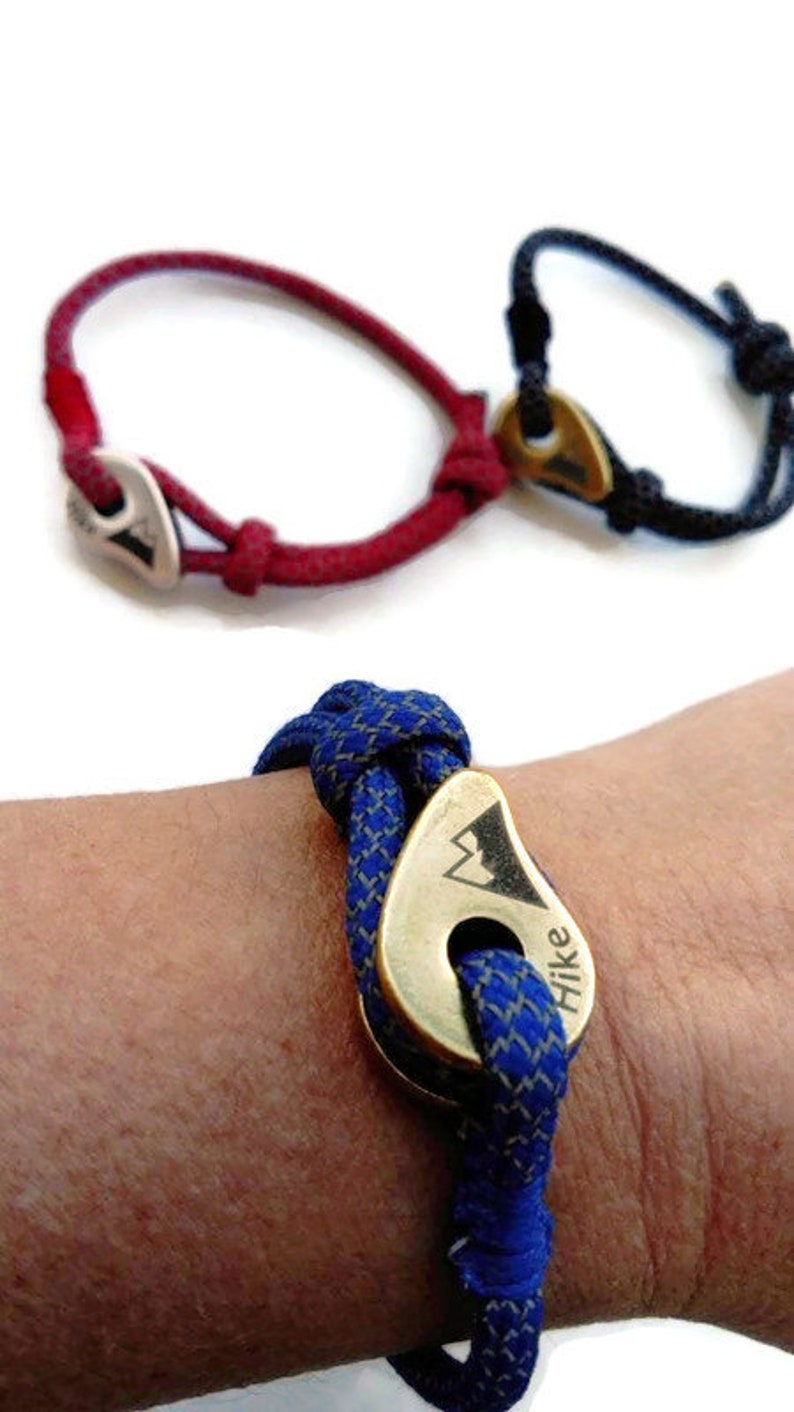 Mountain Hiking Couple Bracelet Set Paracord Hike Bracelet/ Etsy