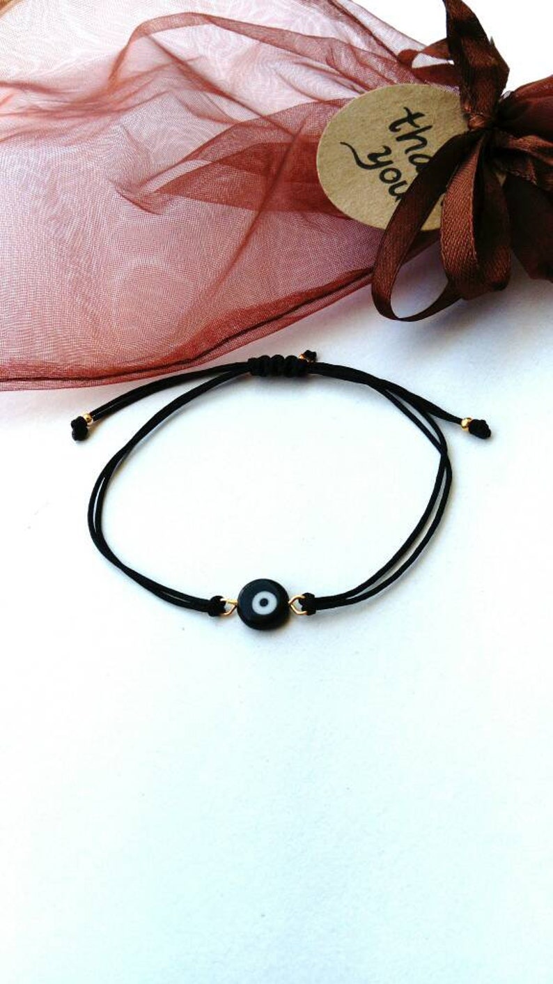 Set of 2 Evil eye charm bracelet for men for women Couples bracelet Wish bracelet Protection Boho string bracelet Unique girlfriend gift
