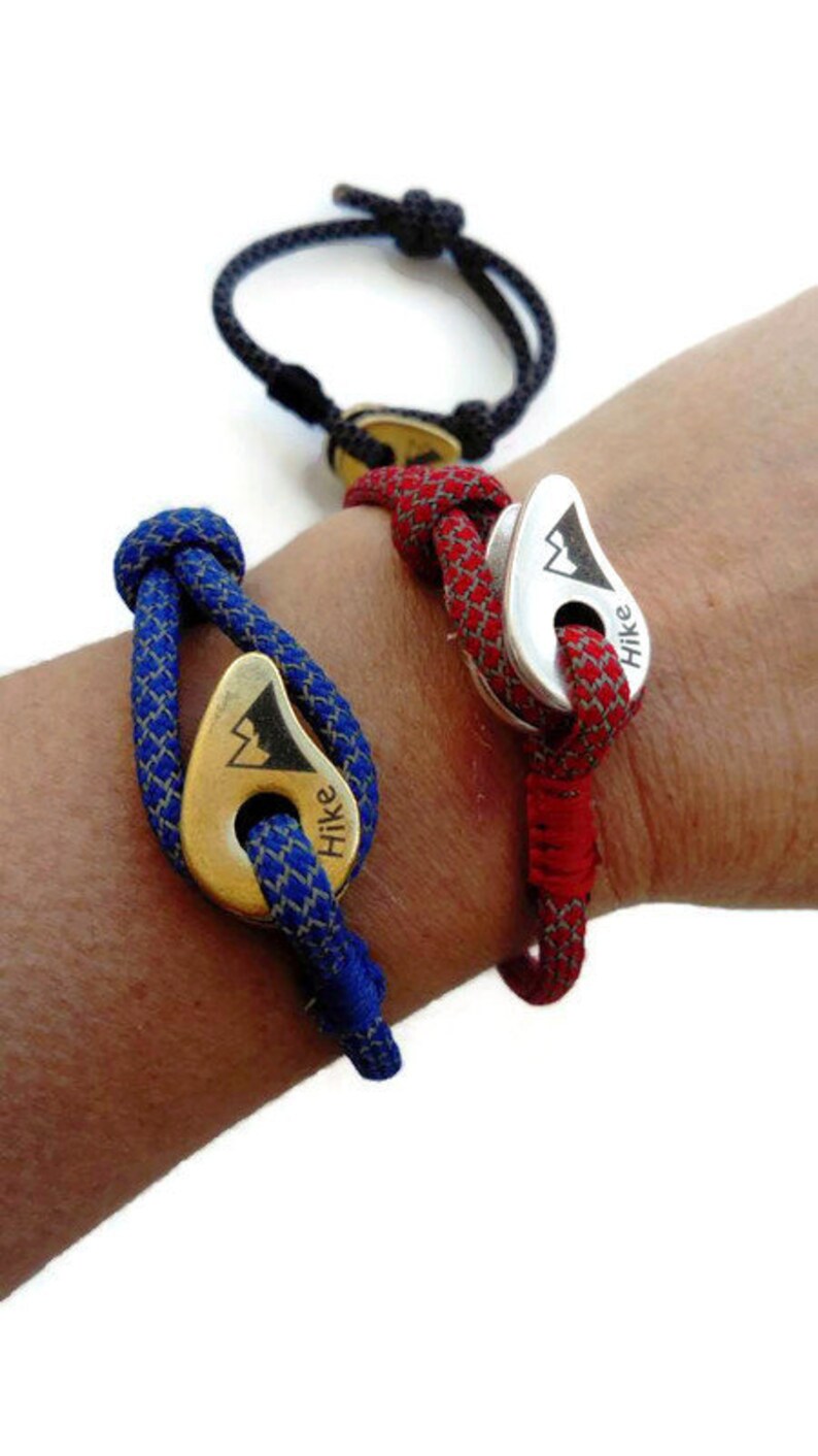 Mountain Hiking Couple Bracelet Set Paracord Hike Bracelet/ Etsy