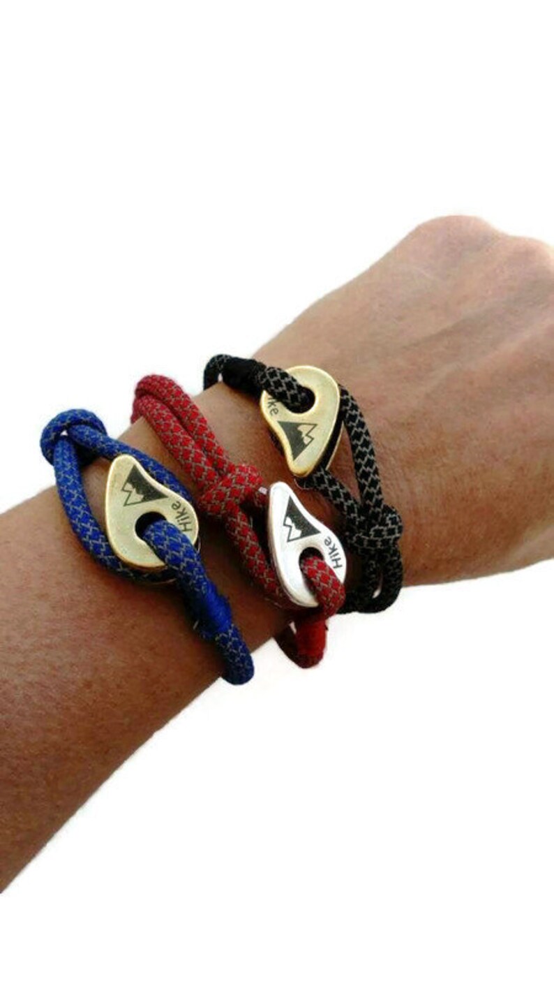 Mountain Hiking Couple Bracelet Set Paracord Hike Bracelet/ Etsy