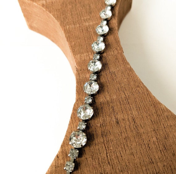 1920s Crystal Rhinestone Bracelet