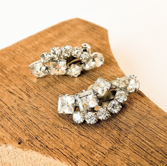 1920s Rhinestone Crawler Clips