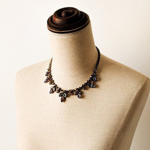 Mid Century Rhinestone Necklace