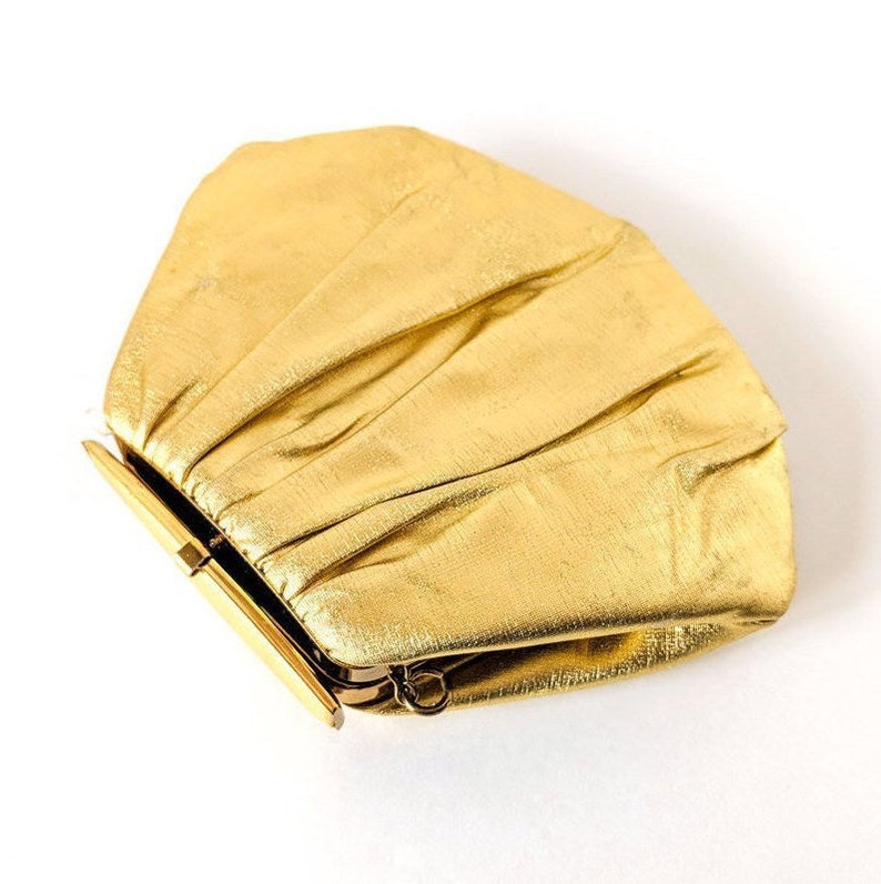 vintage gold clutch
