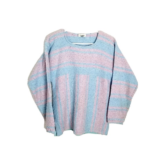 Vintage Y2k 00's Blue Pink Sweater Long 